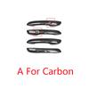 For Genesis GV70/G80/GV80 Carbon Fiber Exterior Door Handle Decoration Cover Trim Exterior Accessories LHD