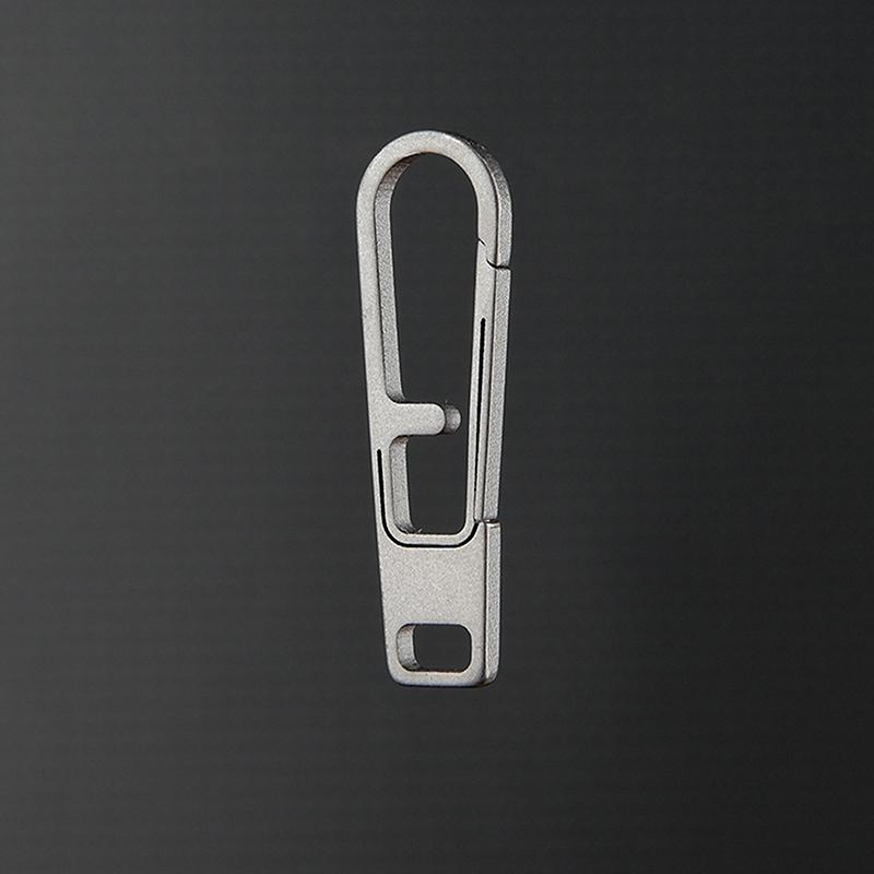 

Титановый сплав застежка-молния съемник заголовок аксессуары соединитель брелок для ключей портативный небольшой инструмент для сумки одежда фурнитура серый