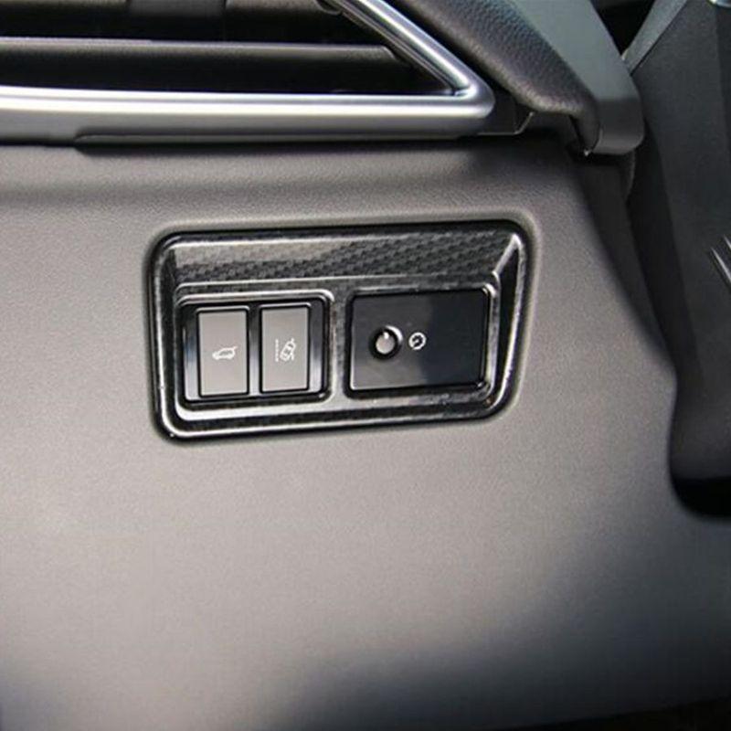 ABS Head Lights Lamps Trunk Switch Control Button Panel Cover Trim Fit For Land Rover L462 Discovery 5 2017 - Accessories
