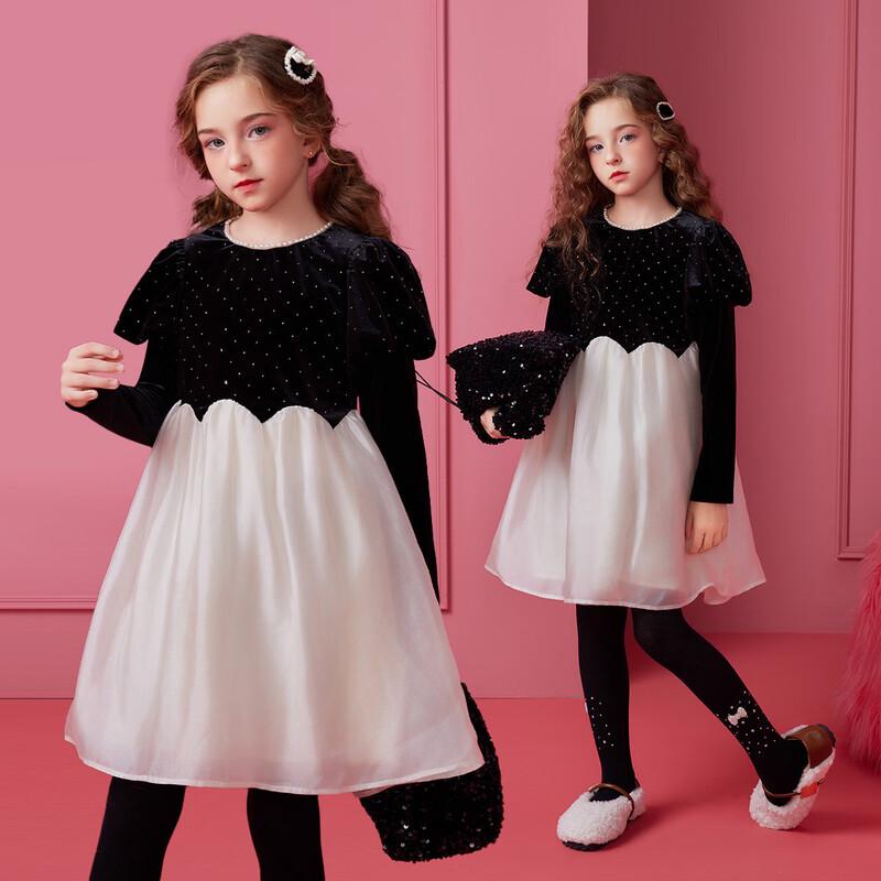 ABC KIDS Sweet Elegant Girls Puff Sleeve Dress 150