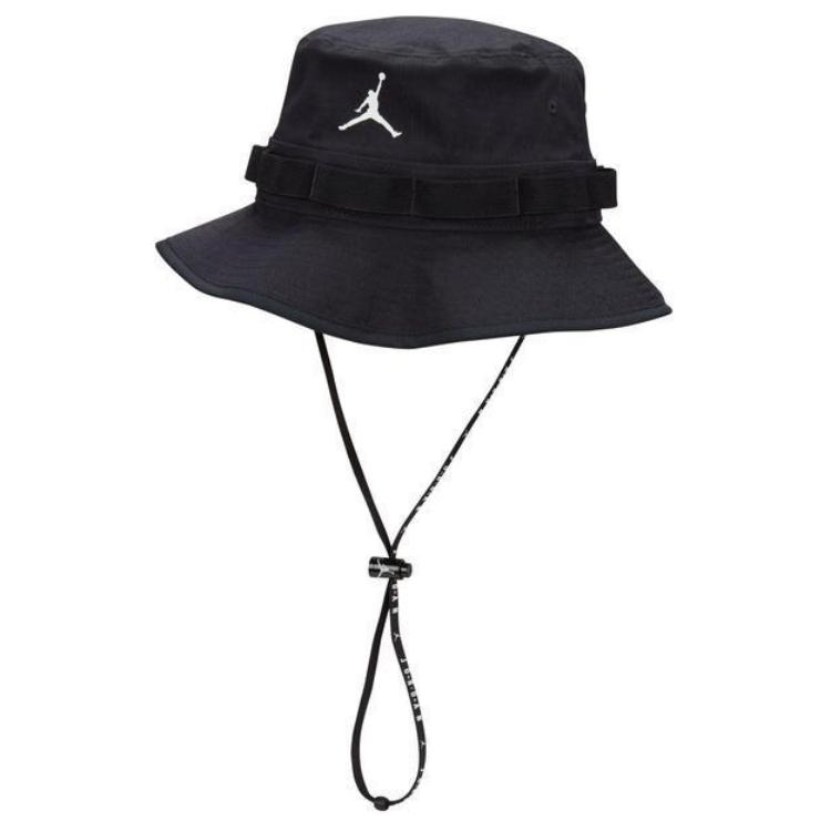 

Nike Рыбацкая шляпа с декором в виде логотипа Мужские шляпы Черный 102542999 M