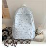 Schoolbag Sweet Girl Soft Cute Cartoon Mori Cute Girl Small Backpack Fresh Cure Sea Salt Blue Student Party Backpack