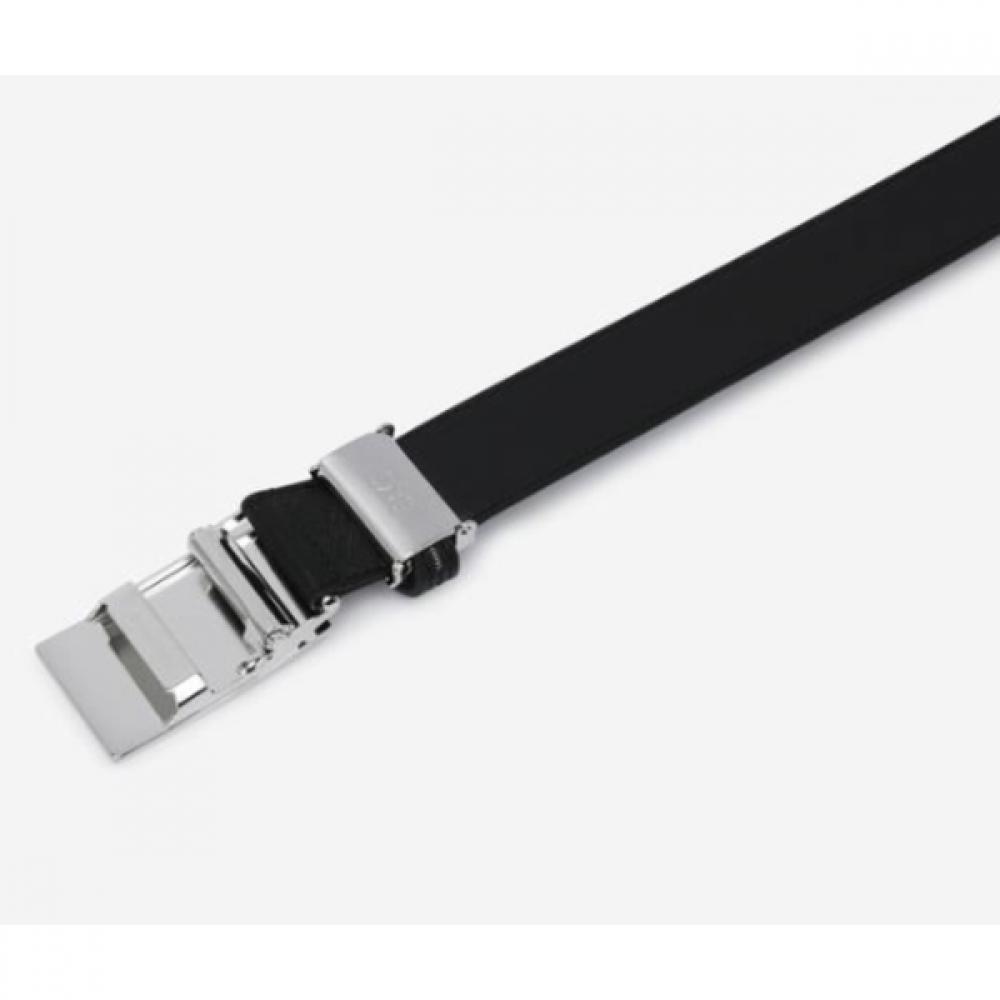 Daks Cintura Automatica in Pelle con Fantasia a Scacchi Neri Dbbe2e990bk