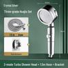 TLXT Stainless Steel 3-Function Shower Head Kit