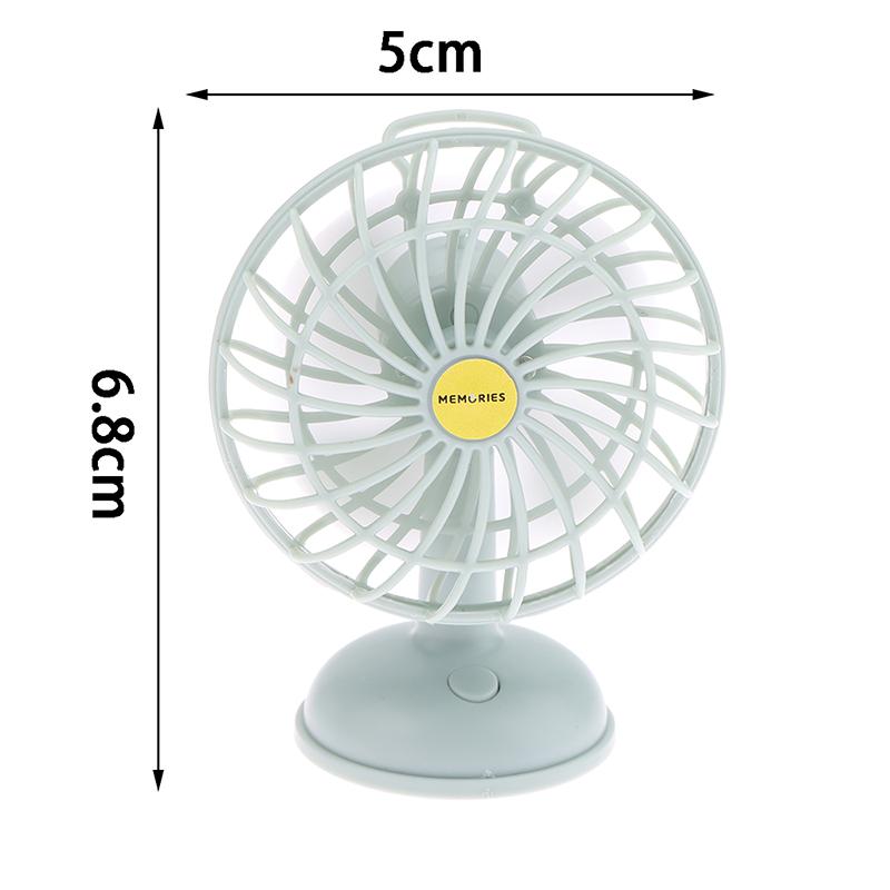 Ventilatore in Lega Miniatura per Casa delle Bambole Arredamento Ventilatore di Simulazione Accessori per Mobili Bambole Giocattoli per Bambine Regalo