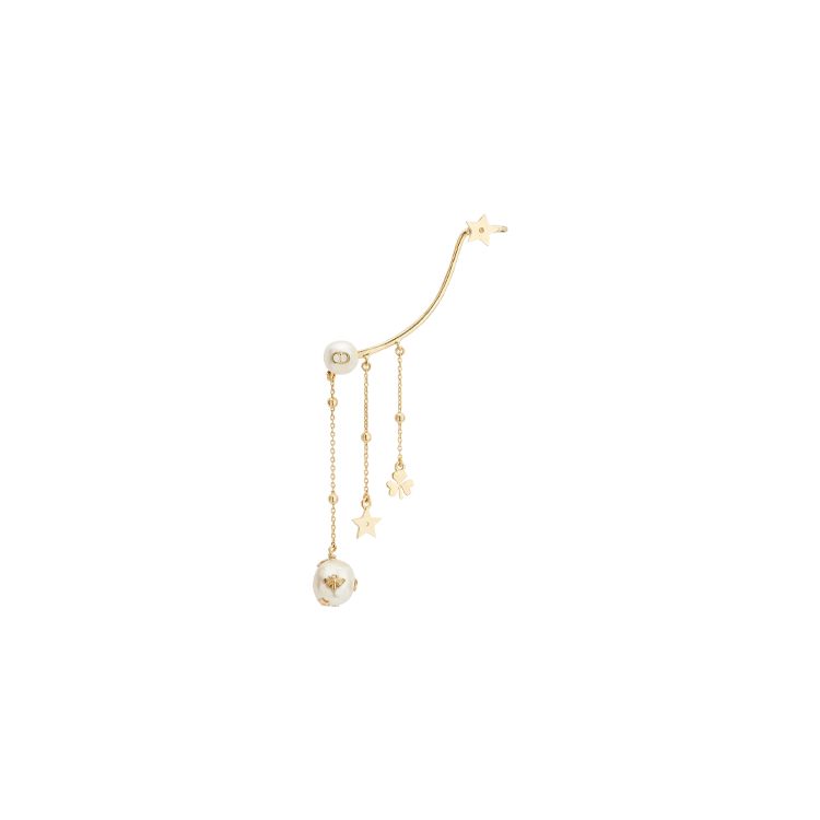 Dior Trendy Fashion Palladium Earrings Women earrings Gold E0863PDSFW-D301 Gold,F