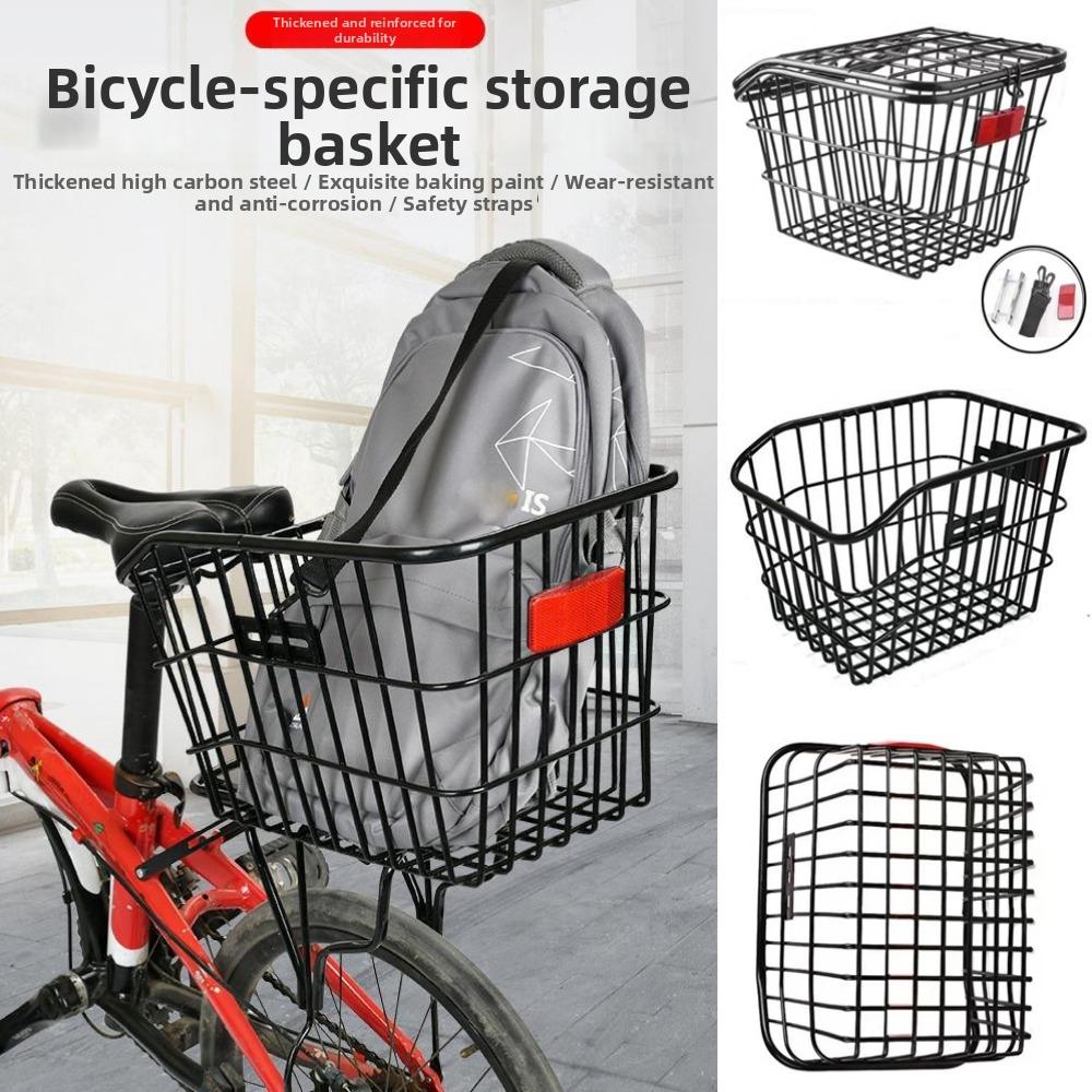 Universeller großer Einkaufskorb Einfach zu montierender Fahrradkorb Zubehör für Elektrofahrräder
