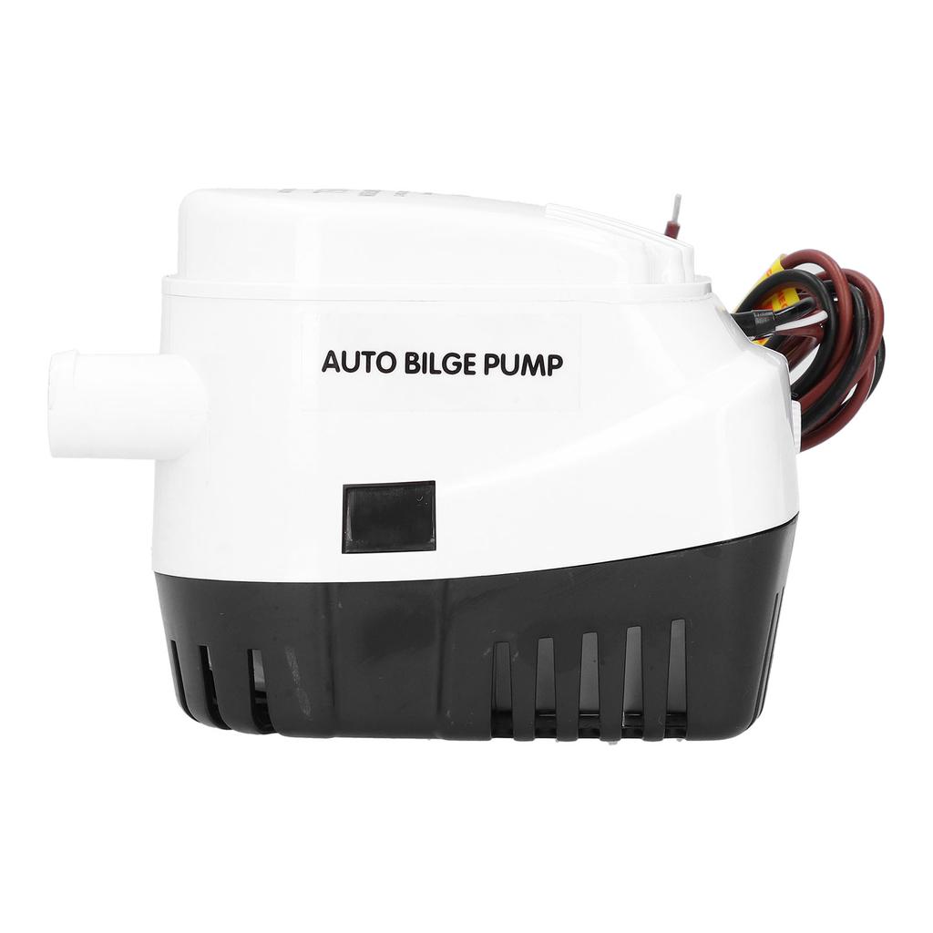 12V 750GPH Automatic Submersible Bilge Pump with Built In Float Switch Marine Boat Accessory