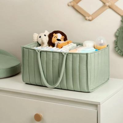 Tragbare Baby-Windel-Organizer-Tasche, zusammenklappbar, Windel-Caddy mit hoher Kapazität, reisefreundlich, Aufbewahrungstasche für Babyutensilien