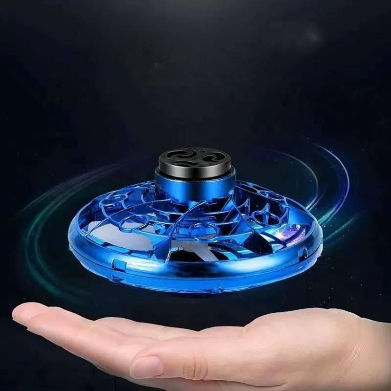 Vibrant Spinning Ufo Fidget Toy For Kids With Led Lights And Usb Charging