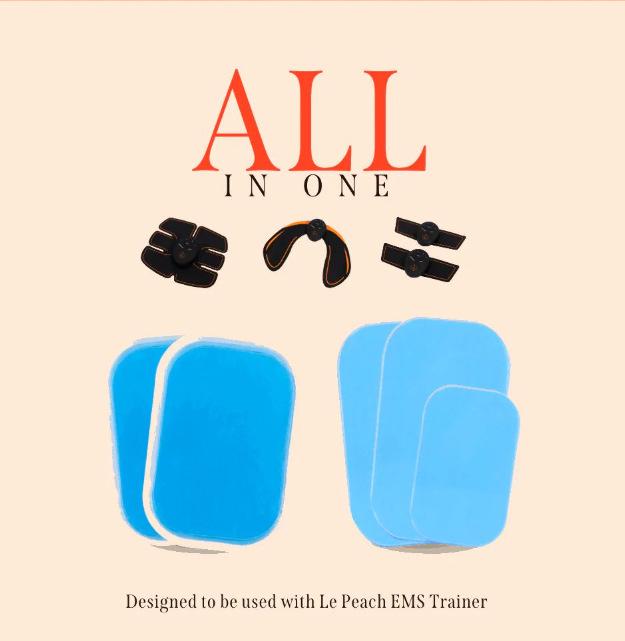 Smart EMS Abdominal & Buttocks Stimulator Set: Ab Trainer & Lifter Patch
