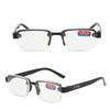 Frameless Eyeglasses Blue Light Blocking Presbyopia Eyewear Ultra Light Unisex Optical Spectacle Glasses Eye Protection