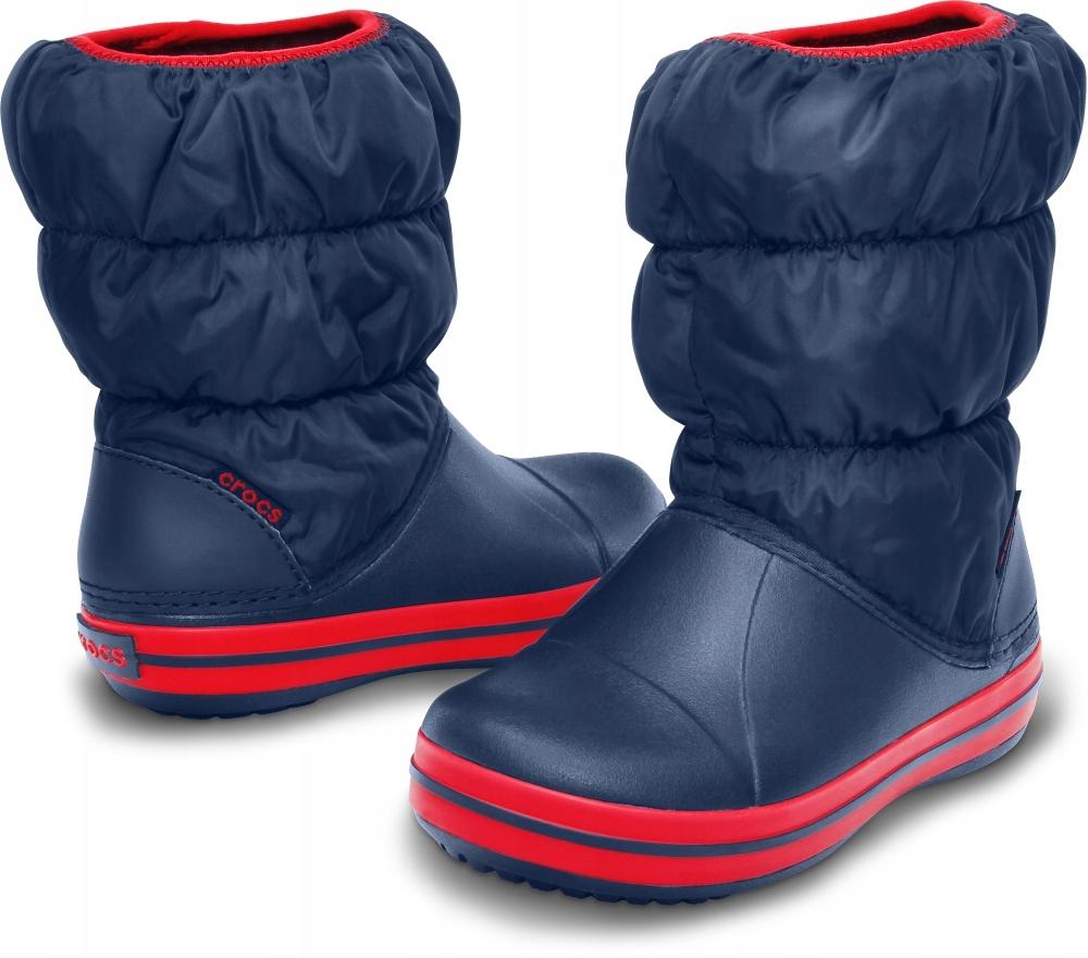 Crocs Winter Puff Boot Kids 14613 B14 C7 I Eu 24 Navy/Red