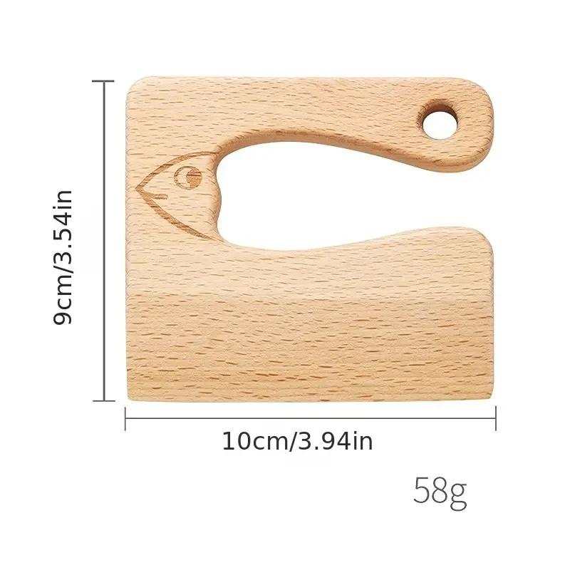 

Безопасные деревянные игрушки-ножи Детские кулинарные игрушки Фрукторезки и овощерезки Кухонные игрушки Детские игрушки для развития интереса коричневый