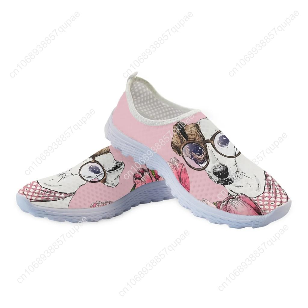 Jack Russell Terriers Mesh High Quality Sneakers Women Men Teenager Casual Fashion Custom Made Tennis Flat Couple Shoes