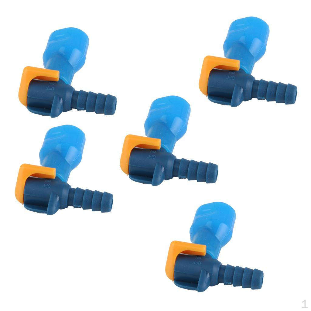 5x Bicycle Mouth Water Bladder Bag Suction Piping Nozzle Replacement for Cycling