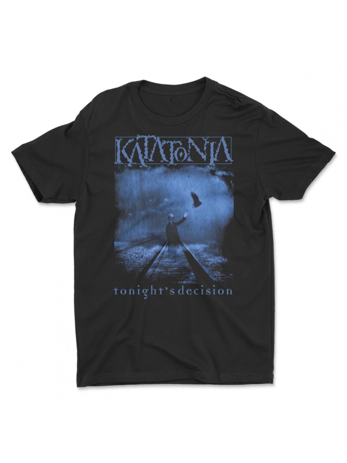 

Men s Katatonia Band s Tonight s Decision T-shirt - Bohemian Night Scene Pattern Printed Four Seasons Universal Outdoor Wea... S разноцветный