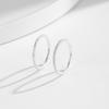 MODIAN Sterling Silver S999 Minimalist Hammered Stackable Sparkling Ring for Women