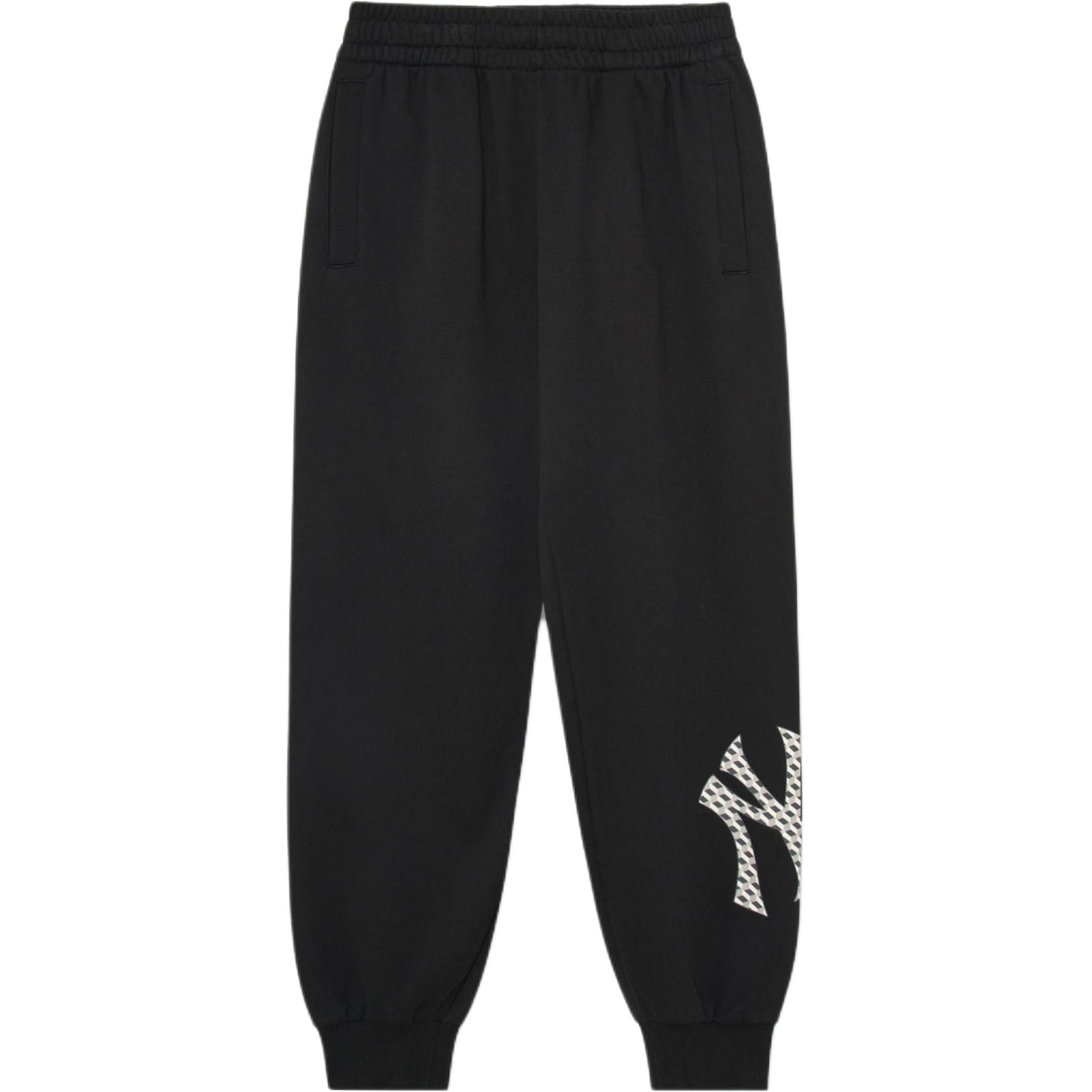 

New MLB New York Yankees Knitted Sweatpants Unisex Black 3APTM0834-50BKS XS