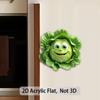 2pcs of 2D Printed Refrigerator Magnet Decoration. The Colors Are Bright and Long-Lasting Without Fading