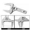 6-68mm Universal Repair Bathroom Hand Tools Large Opening Pipe Wrench Nut Key Adjustable Spanner Bathroom Repair Tool