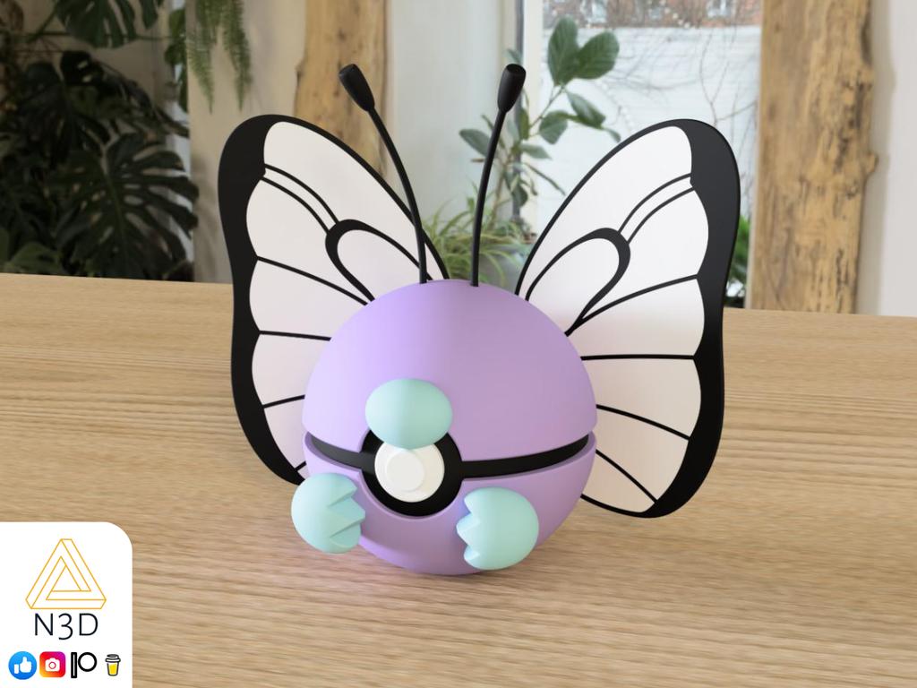 Poké Ball Pokemon Form Sphere Figures Model Statue Desktop Ornament 3d Printed Model Trendy Toy Surprise Gift Collectible