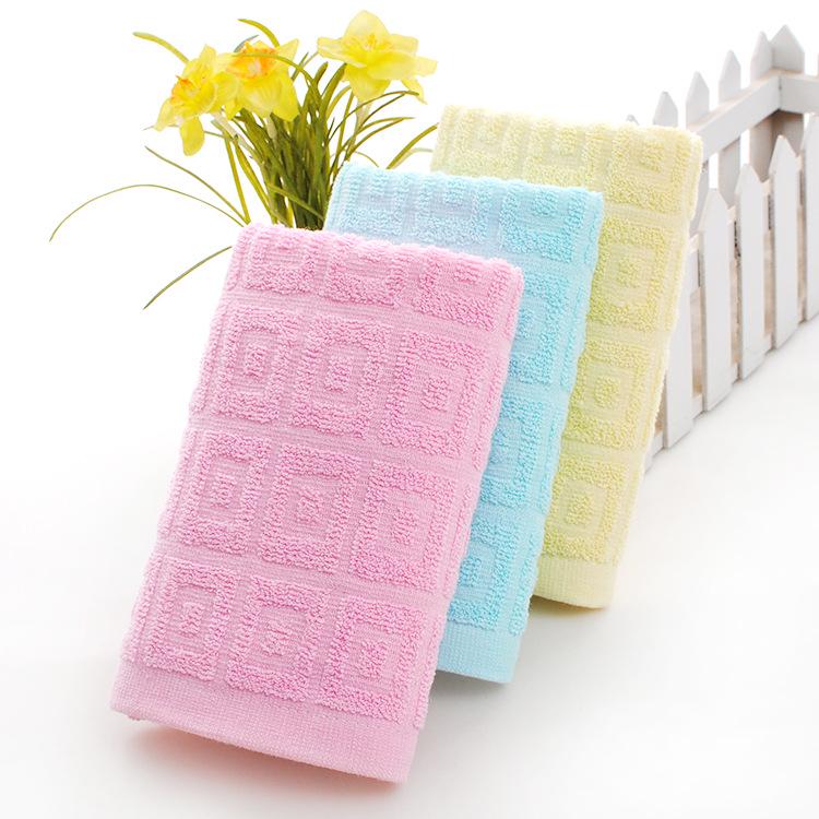 Cotton Gold Thread Face Towel - Wedding Gift & Daily Necessity, Soft & Absorbent