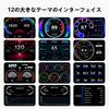 ChoiQua Car OBD2 Meter, Speedometer, Tachometer, GPS+OBD+Inclinometer Mode Multimeter with Fault Diagnosis and Warning Function