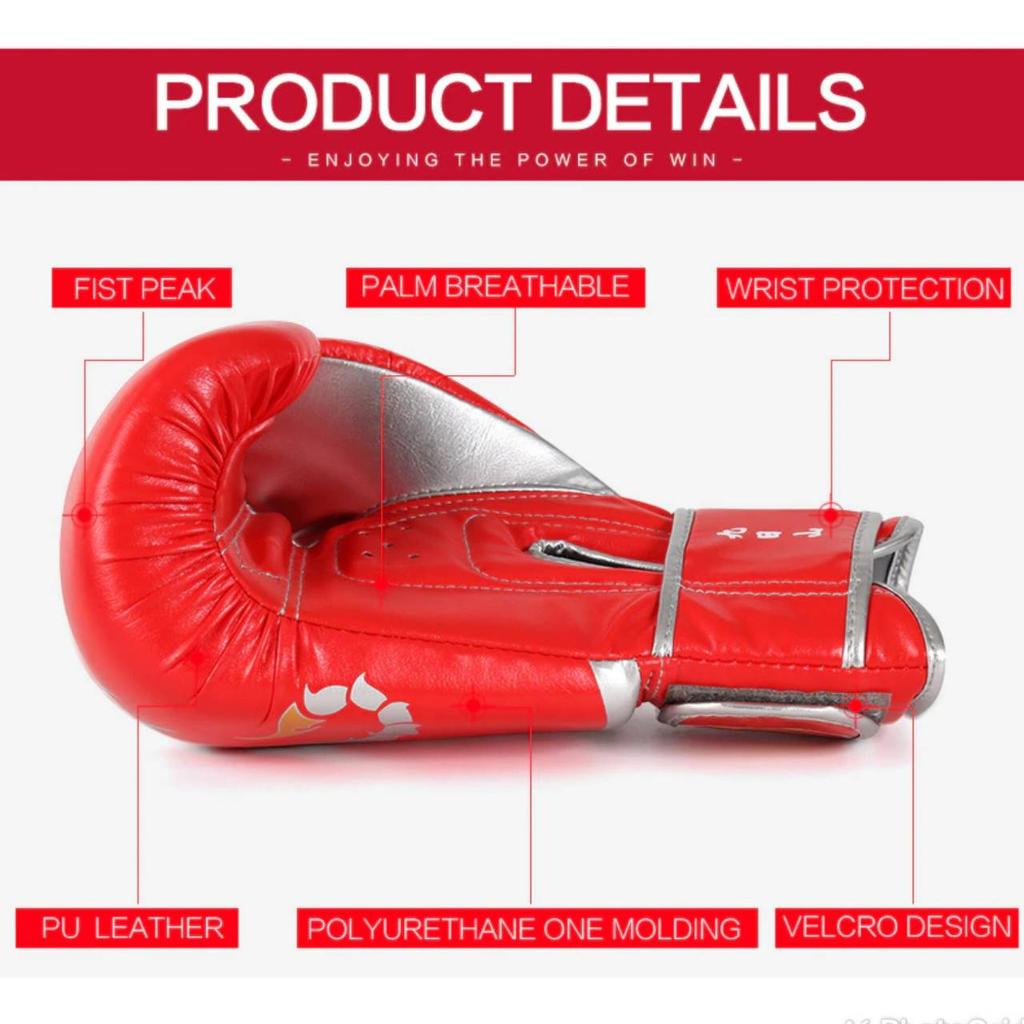 Wesing Gloves Boxing Gloves Manoplas Boxeo Training Punch Mitts Luva Boxe Guantes Boxeo Sanda Muay Thai Gloves