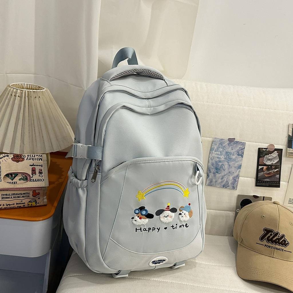 Schoolbag1011 High-value Sweet and Cute Backpack Student Large-capacity Schoolbag Lightweight Leisure Bag Outdoor Travel Backpack