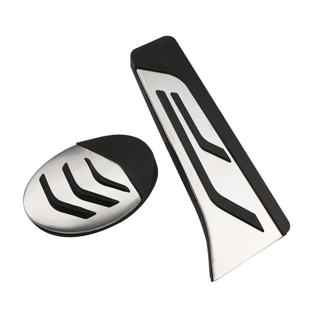 2 szt./zestaw Pedały samochodowe Pasują do BMW X2 F39 2018   Części AT Pokrywa pedału gazu pedału hamulca Kolor Mój