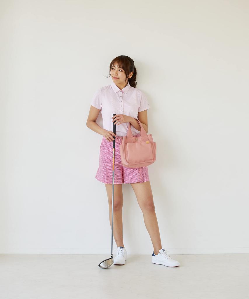 Punkt und Streifen Monopia Canvas-Tragetasche mit Seitentaschen, DS-15592A, Damen, Rosa