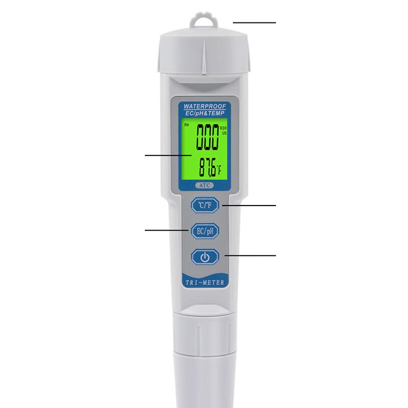 Longzhan Portable 3-in-1 Water Quality Meter