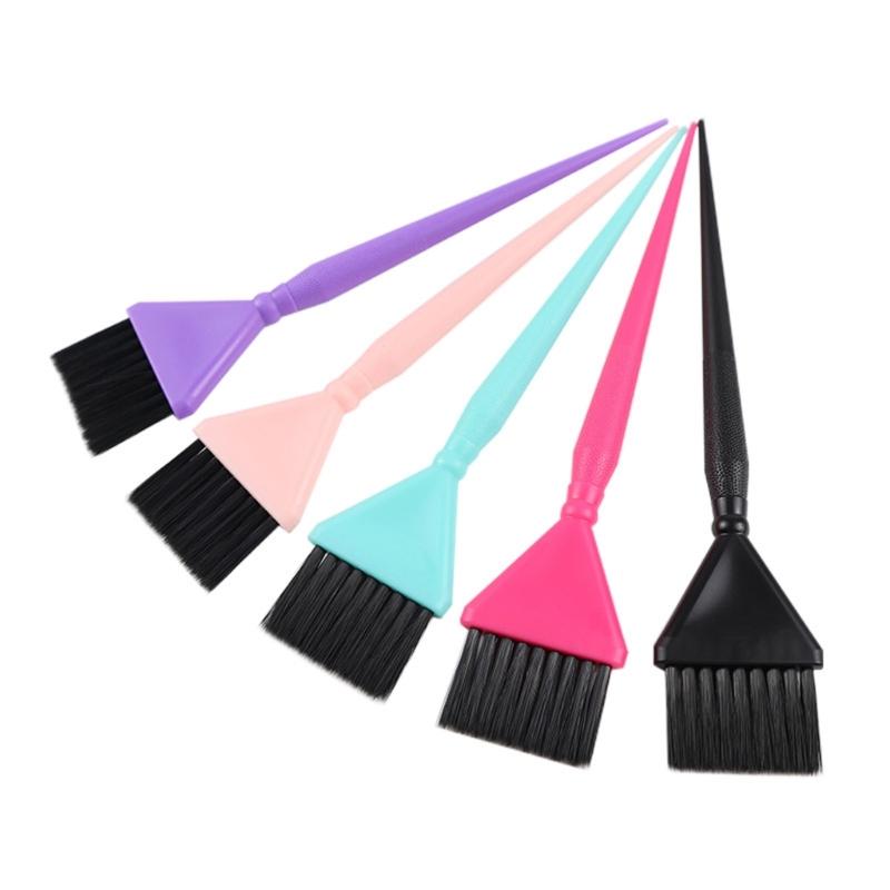 Stylish Hair Tint Brushes for Bleaching and Coloring Applications with Ergonomic Handle For Hairdressers And Hair Care