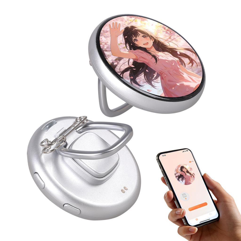 Digital Brooch Using  Technology 283PPI Dot Density And Magnetic Backing For Simple Wearing