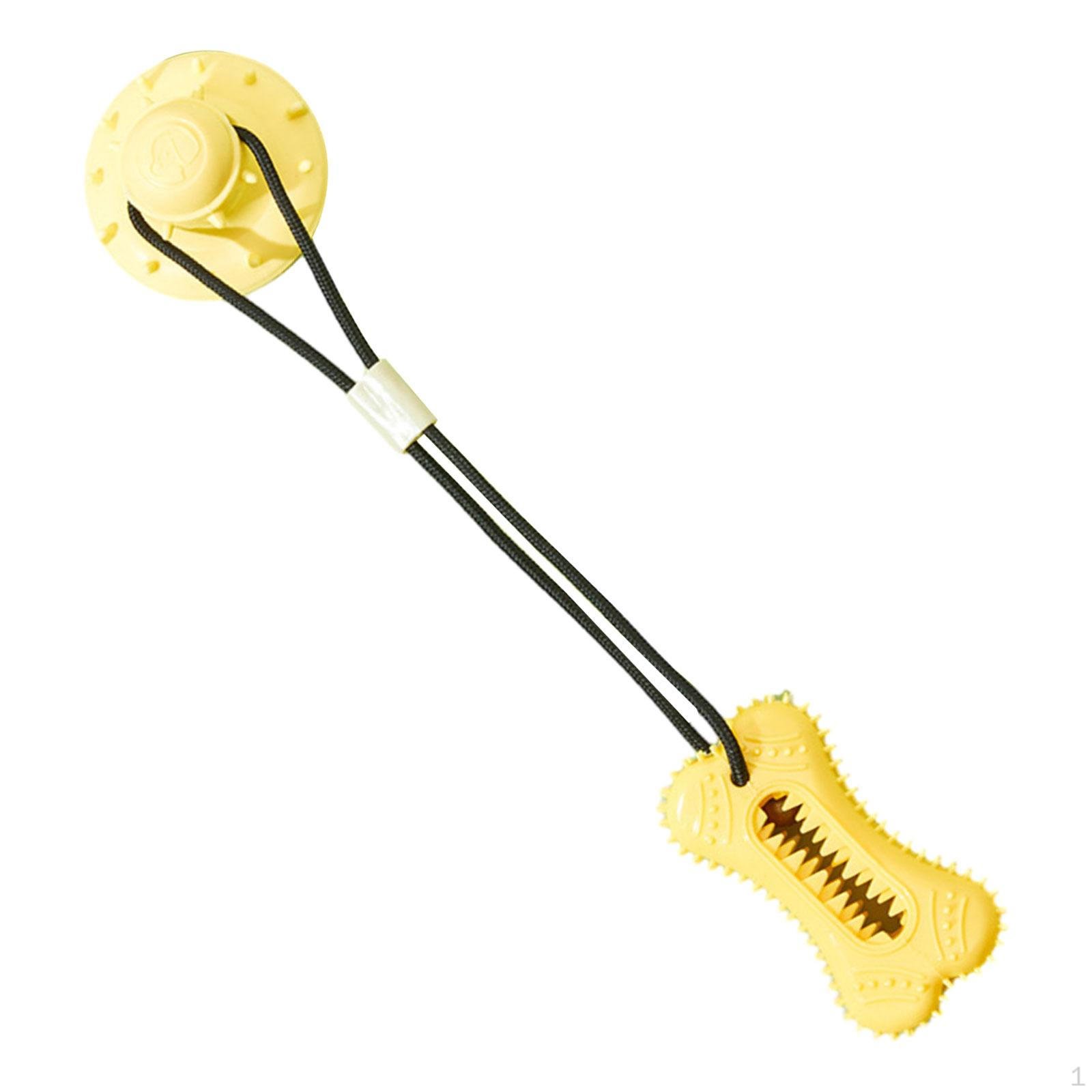 

Собака жевательная игрушка на присоске, раздача еды, прочная чистящая веревка, игрушки для дрессировки щенков, лакомства для yellow bone