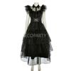 Wednesday Adams Cosplay Costume Adams Black Dress Adult Women's Dress Halloween Carnival Party Role Play Set In Stock Anime