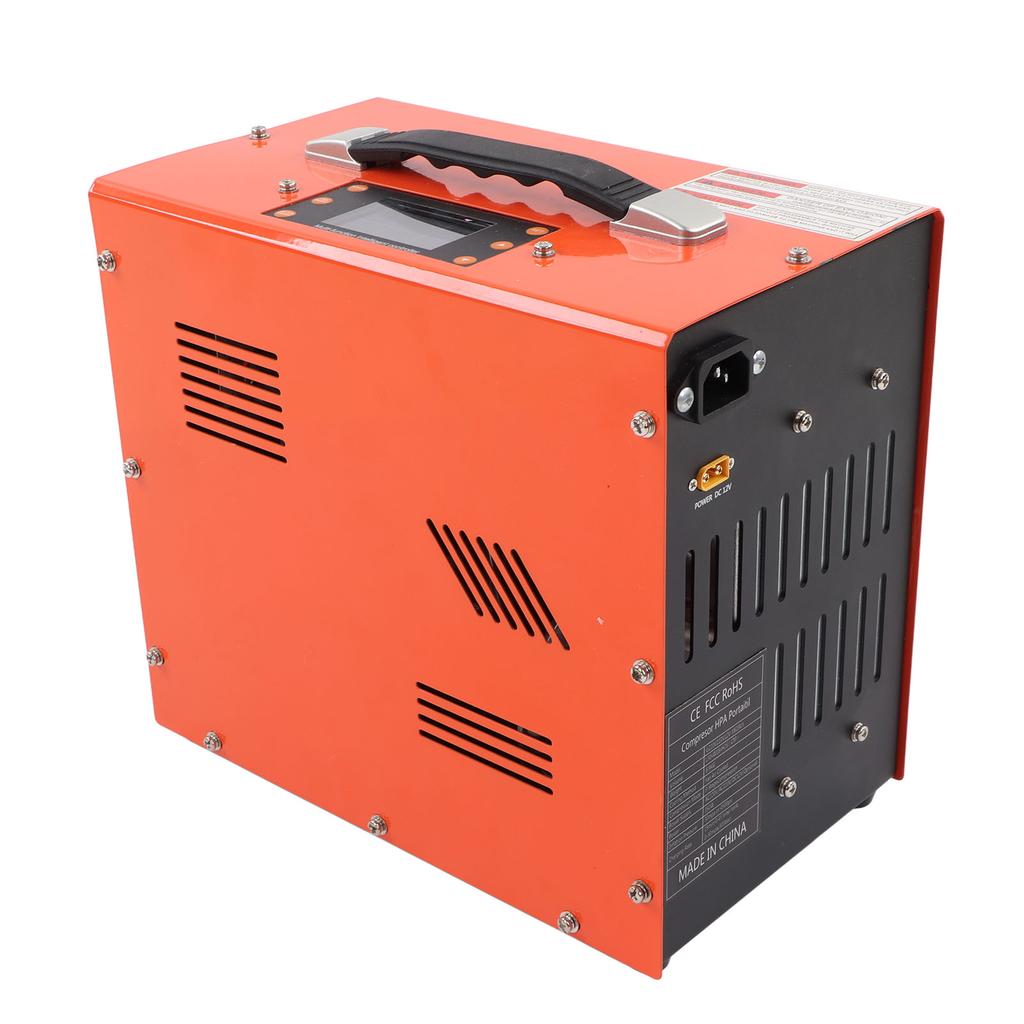 PCP Air Compressor Digital LCD High Pressure Auto Stop Air Inflation Pump for Scuba DC12V