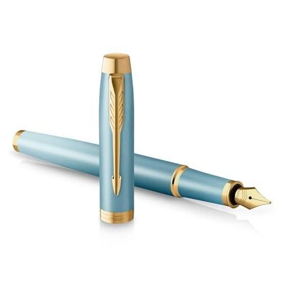 PARKER Fountain Pen IM Writing Rituals Turquoise Green GT Fine Point Gift Box Included High Quality Official Import