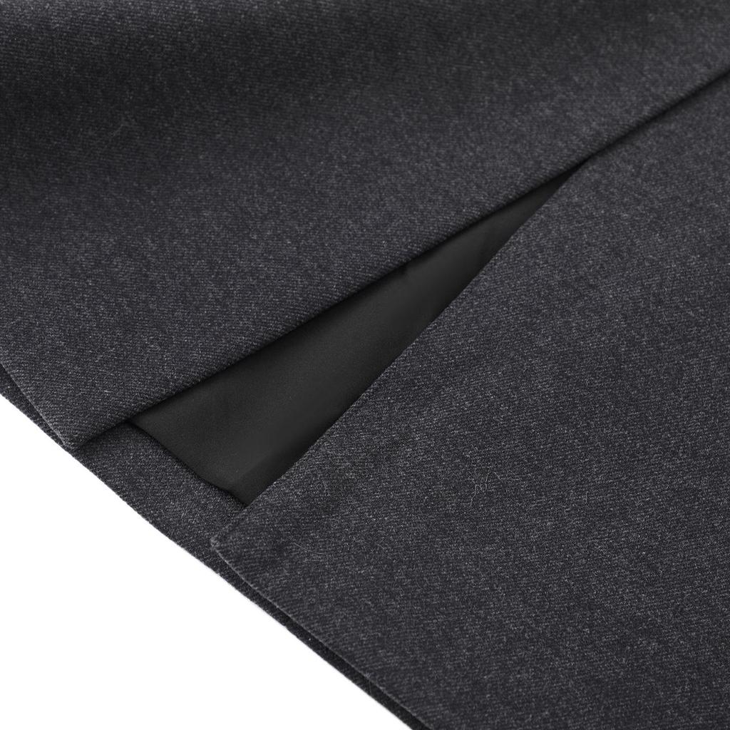 2025 Autumn/Winter Women's Straight Split Knit Long Skirt Suit