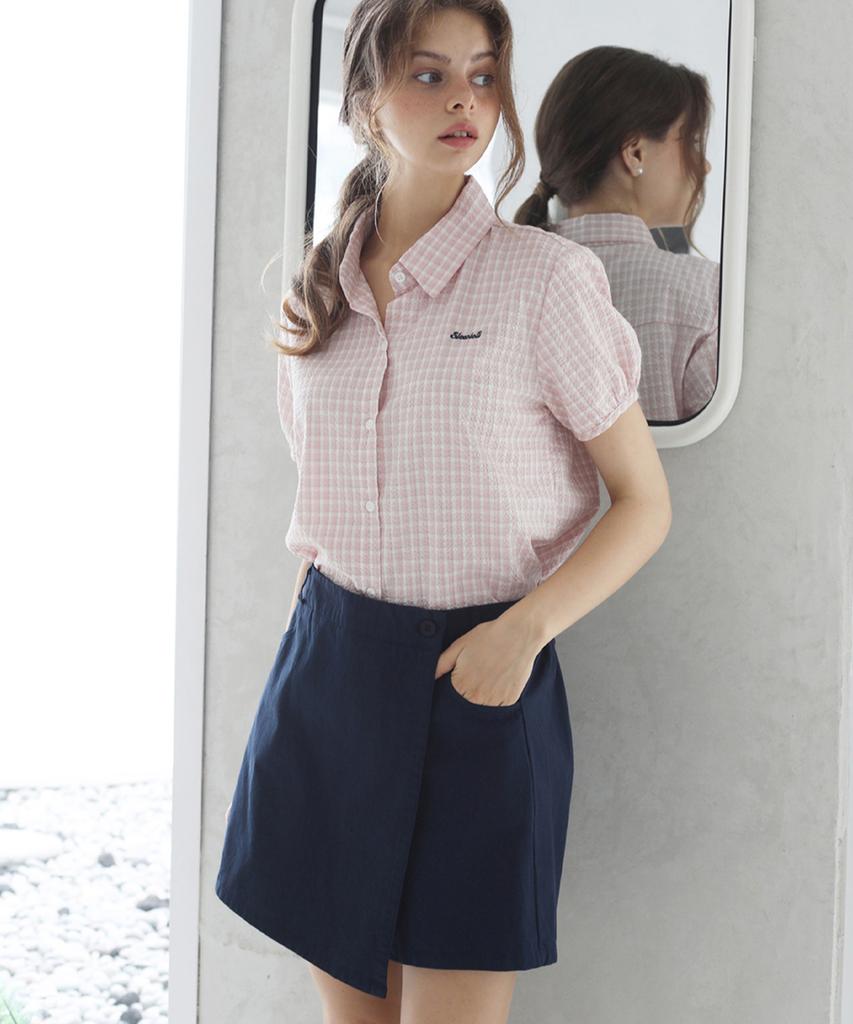 Slow Lolly Cloud Wrap Mini Skirt