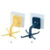 4-claw Wall Hooks Cooking Tool Spoon Storage Holder Self Adhesive 360° Swivel Multi-functional Kitchenware Hanger Bathroom