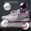 Women's Soft Bottom Running Shoes Breathable Sports Shoes Couple's Walking Shoes Spring Autumn Season round Toe Mesh Shoes