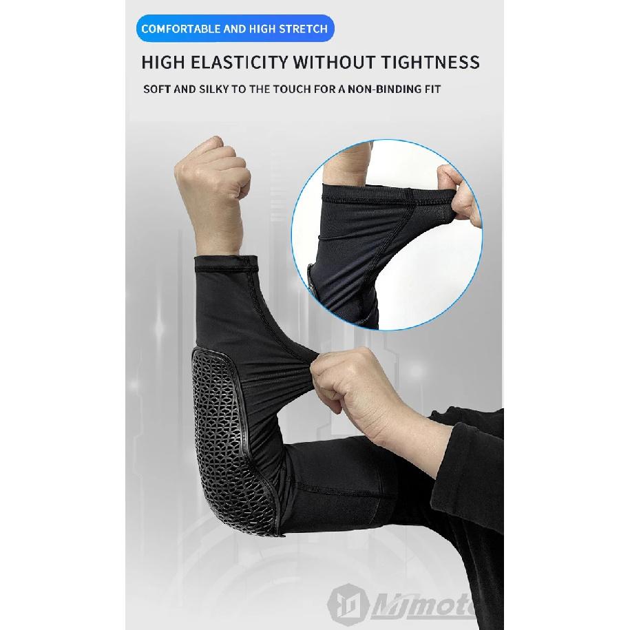 VEMAR Gekühlte Anti-Sturz Motorrad Knie Ellbogen Protektoren Hohe Elastizität Motocross Knieschützer DH ATV MTB Radsport Moto Ärmel Knieschützer