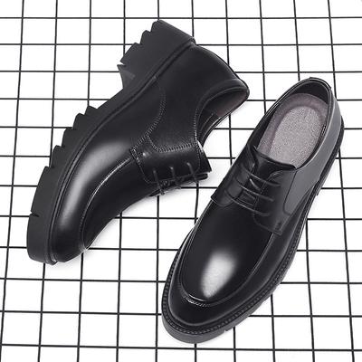 Scarpe rialzanti scarpe da uomo 10cm pelle bovina traspirante cava abito da lavoro altezza interna rialzante scarpe in pelle suola spessa scarpa da sposo per matrimonio
