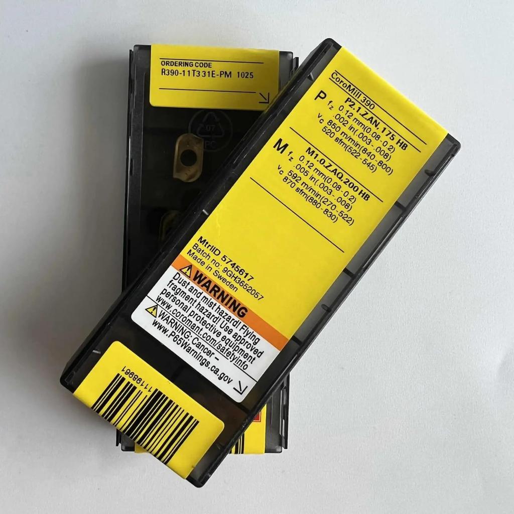 Original Sandvik / R390-11T331E-PM 1025 / Carbide CNC Blade 10 Pieces