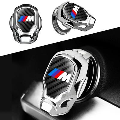 Car Switches Button Engine Start Stop Metal Protective Ring Cover For M Sport M1 M3 M4 M5 M6 E90 F30 F10 E87 X3 X4 X5 X6