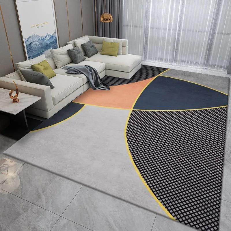 Geometric Simple Abstract Pattern Floor Mats Door Front Decoration Home Living Room Floor Mats