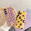Leopard Yellow Soft Silicone Case For Xiaomi Redmi Note 13 Pro 13C Poco M6 Samsung A35 A55 A34 Huawei Honor Realme Camera Protective Shockproof Cover