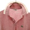 CHEMISE LACOSTE 70s Made in France Vintage Short sleeve Polo shirt 2 Red Men's Used